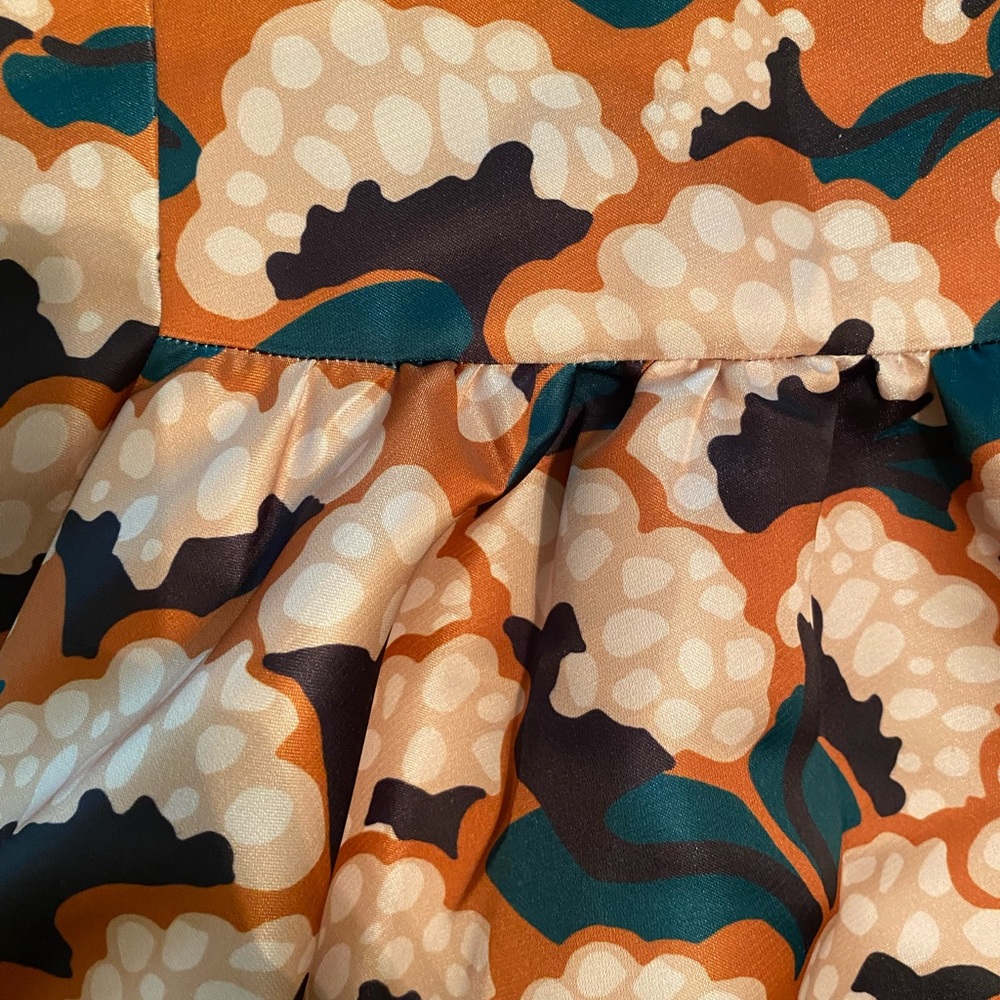Thakoon Pleated Front Floral Dress - Picture 4 of 6